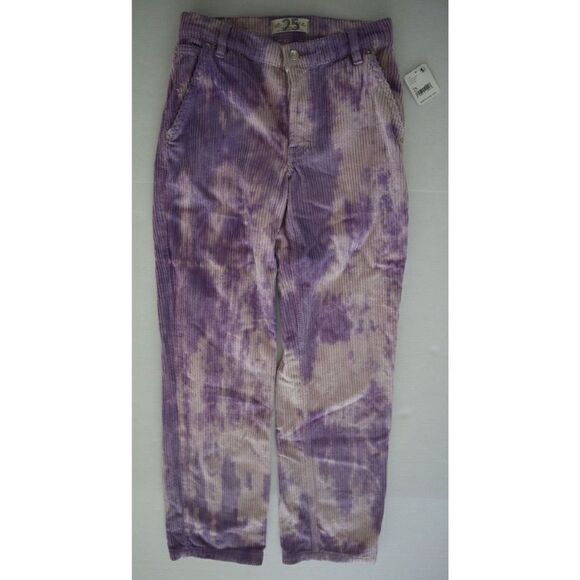 FP Movement Women's Sz 25 Moonlit Orchid Reese Pitched Corduroy Pants $128 - Picture 1 of 11